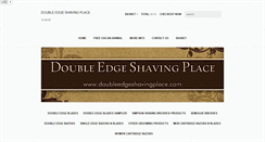 Desktop Screenshot of doubleedgeshavingplace.com